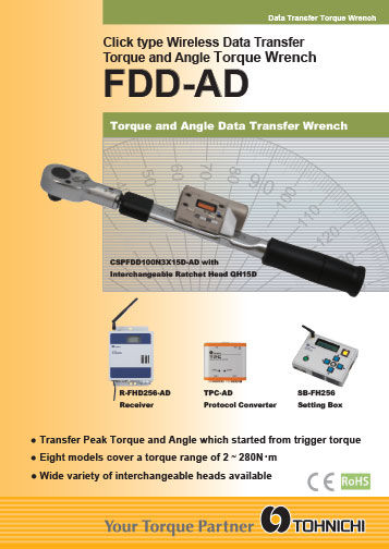 FDD-AD Torque and Angle Data Transfer Wrench